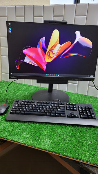 Lenovo ThinkCentre AIO – M900 Intel i5 6th gen, 16gb ram, 256gb SSD with 22 inch screen windows 11 pro -