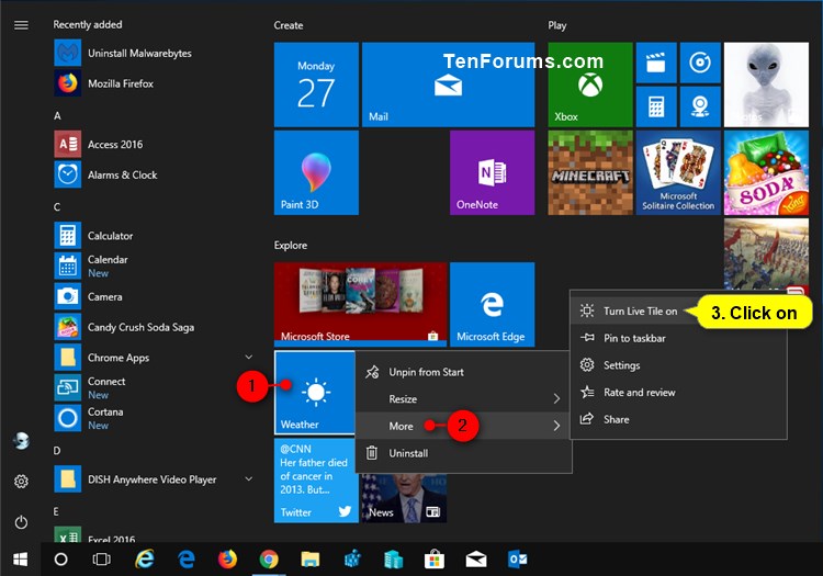 How to Get Rid of Live Tiles