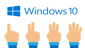 Using gestures from Windows 10 to work efficiently