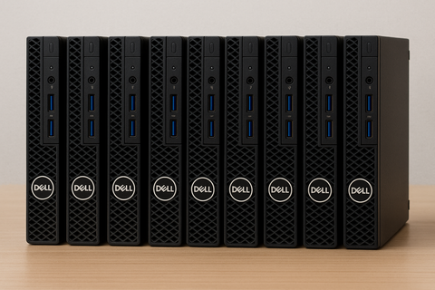 10 Dell micro 7070 i5 9th gen 6 cores, 16gb ram 256gb SSD, Windows 11 pro - custom order for Chad Hass at Triagnow
