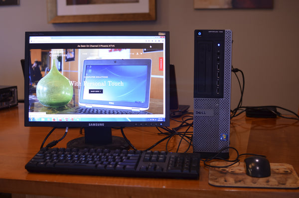 (Custom order for Marcy) Dell Optiplex 390 Tower Quad-Core i5 @ 3.1 GHz/ 8 GB RAM/160gb SSD + 250GB HDD/1gig ATI graphic card / Win7 Pro!