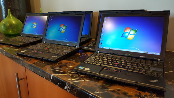 Engineering 4 kids - Custom Order for Ron H - 9 Lenovo X201 i7 and 6 Dell e6220 i5, 128gb SSD, 4gig ram