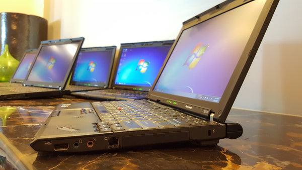 Engineering 4 kids - custom order for Ron H - 5 units x 12 inch Lenovo X201 i7 2.67ghz, 4 gig ram, 128gb SSD (Little Speedy Puppy)