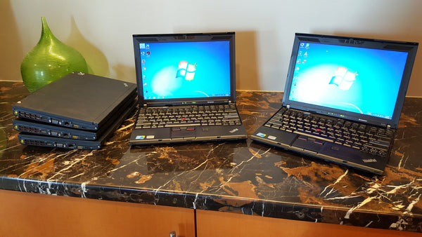 Engineering 4 kids - Custom Order for Ron H - 9 Lenovo X201 i7 and 6 Dell e6220 i5, 128gb SSD, 4gig ram